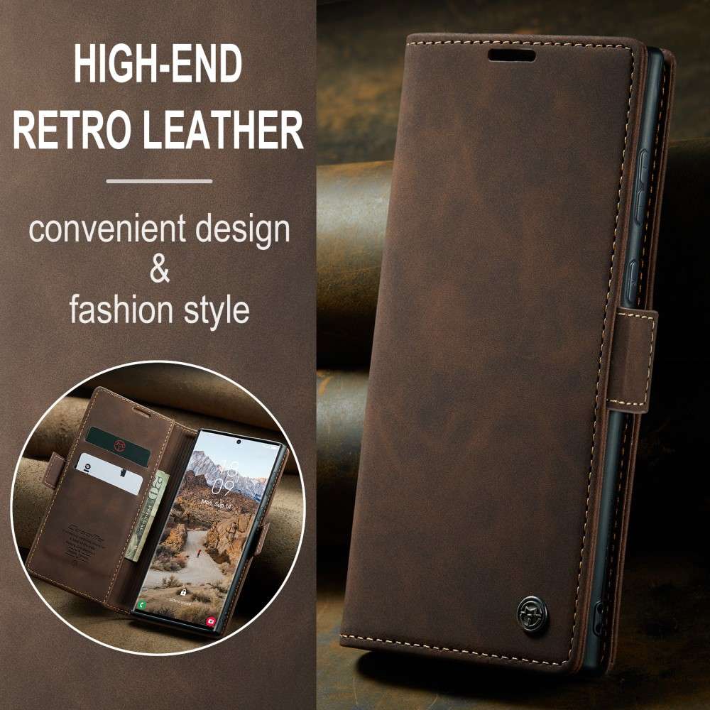 CASEME Handy Tasche für Samsung Galaxy S25 ULTRA Wallet 013 Series Hülle Etui