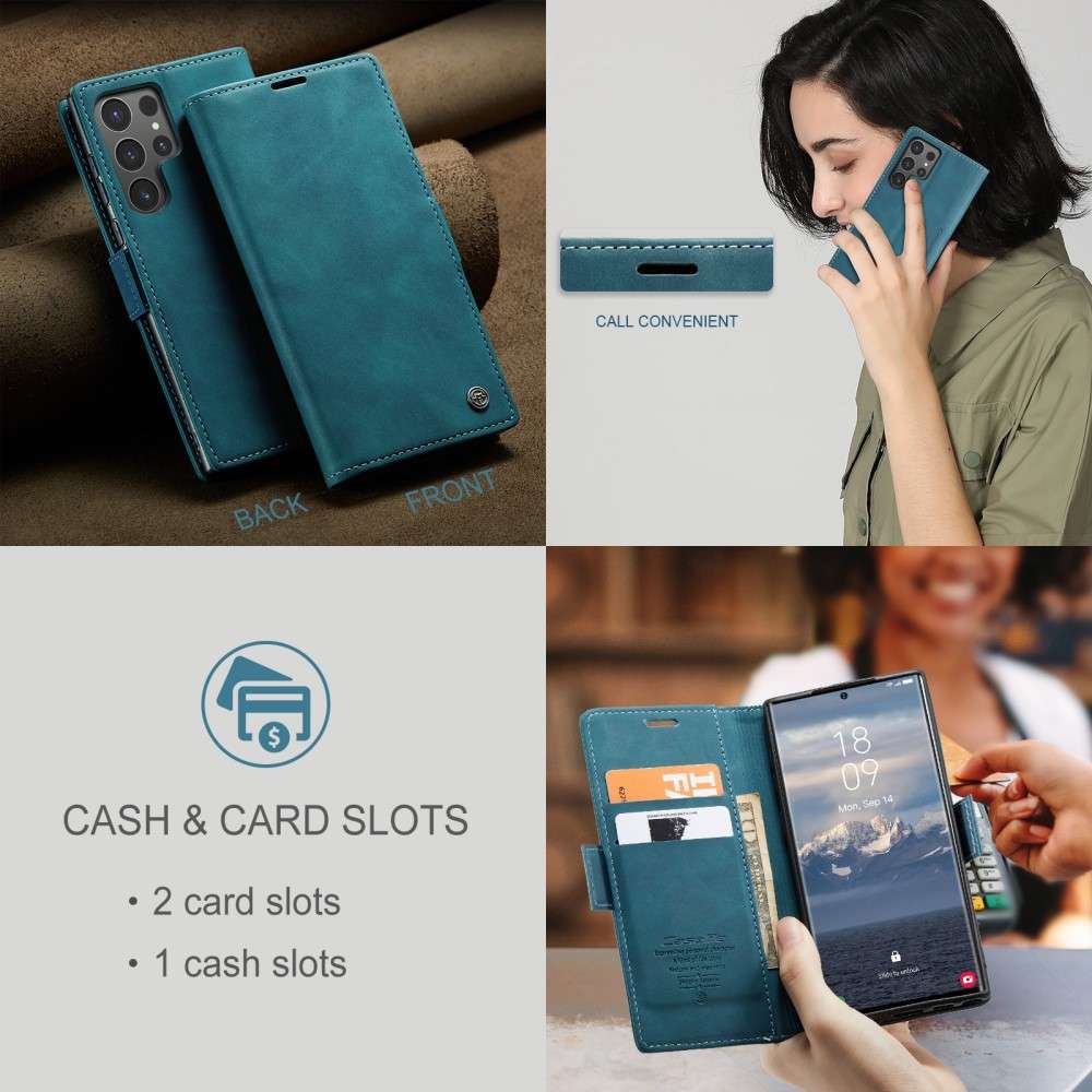 CASEME Handy Tasche für Samsung Galaxy S25 ULTRA Wallet 013 Series Hülle Etui