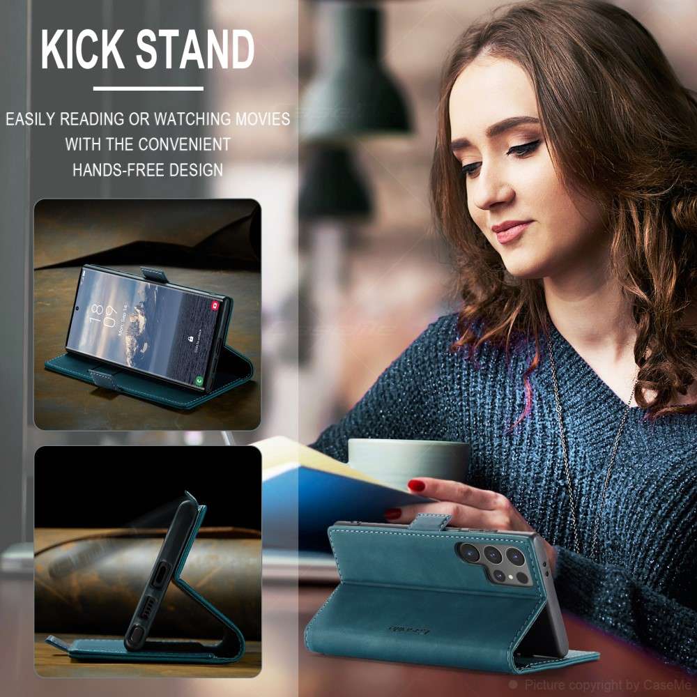 CASEME Handy Tasche für Samsung Galaxy S25 ULTRA Wallet 013 Series Hülle Etui