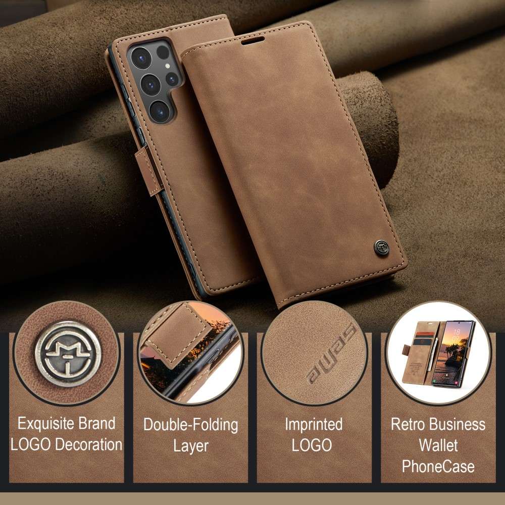 CASEME Handy Tasche für Samsung Galaxy S25 ULTRA Wallet 013 Series Hülle Etui