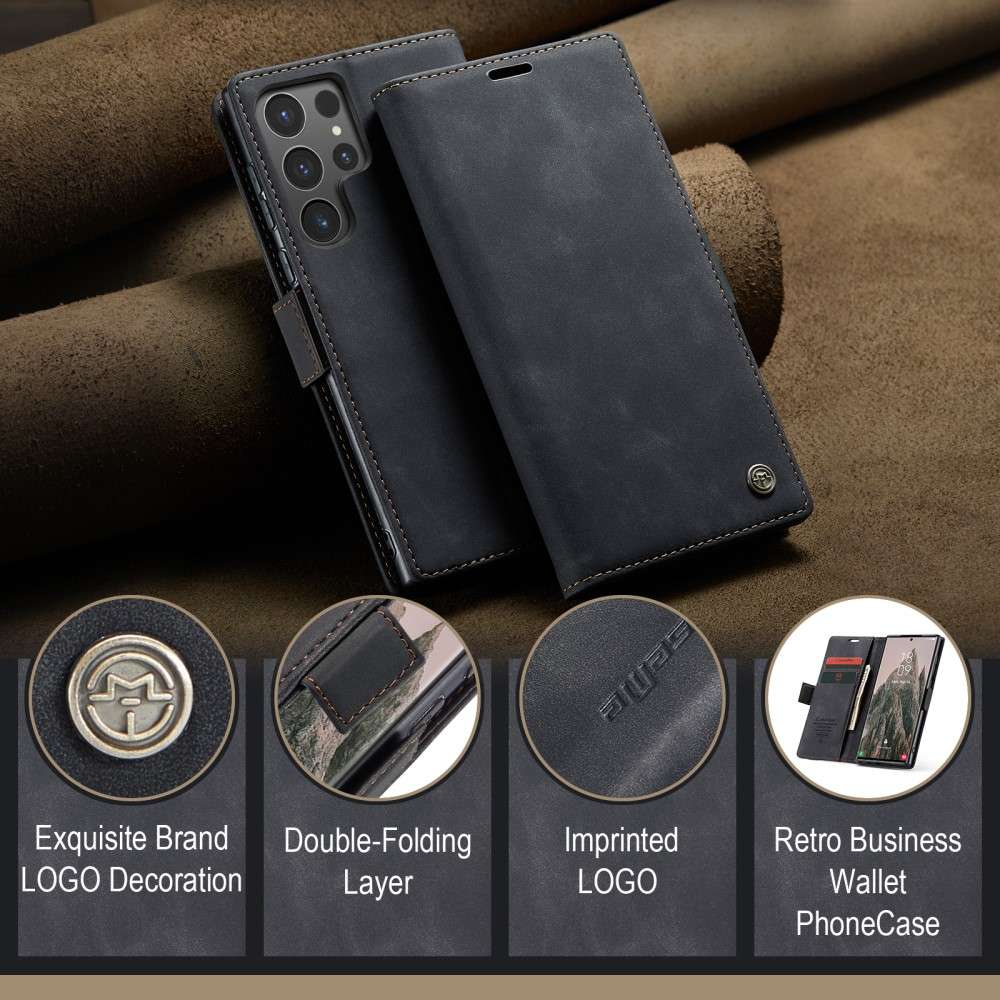 CASEME Handy Tasche für Samsung Galaxy S25 ULTRA Wallet 013 Series Hülle Etui