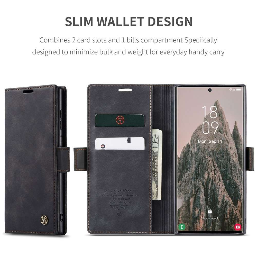CASEME Handy Tasche für Samsung Galaxy S25 ULTRA Wallet 013 Series Hülle Etui
