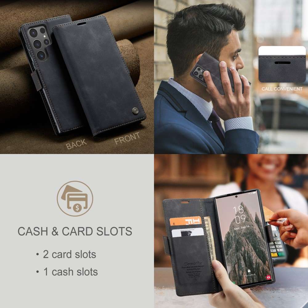 CASEME Handy Tasche für Samsung Galaxy S25 ULTRA Wallet 013 Series Hülle Etui