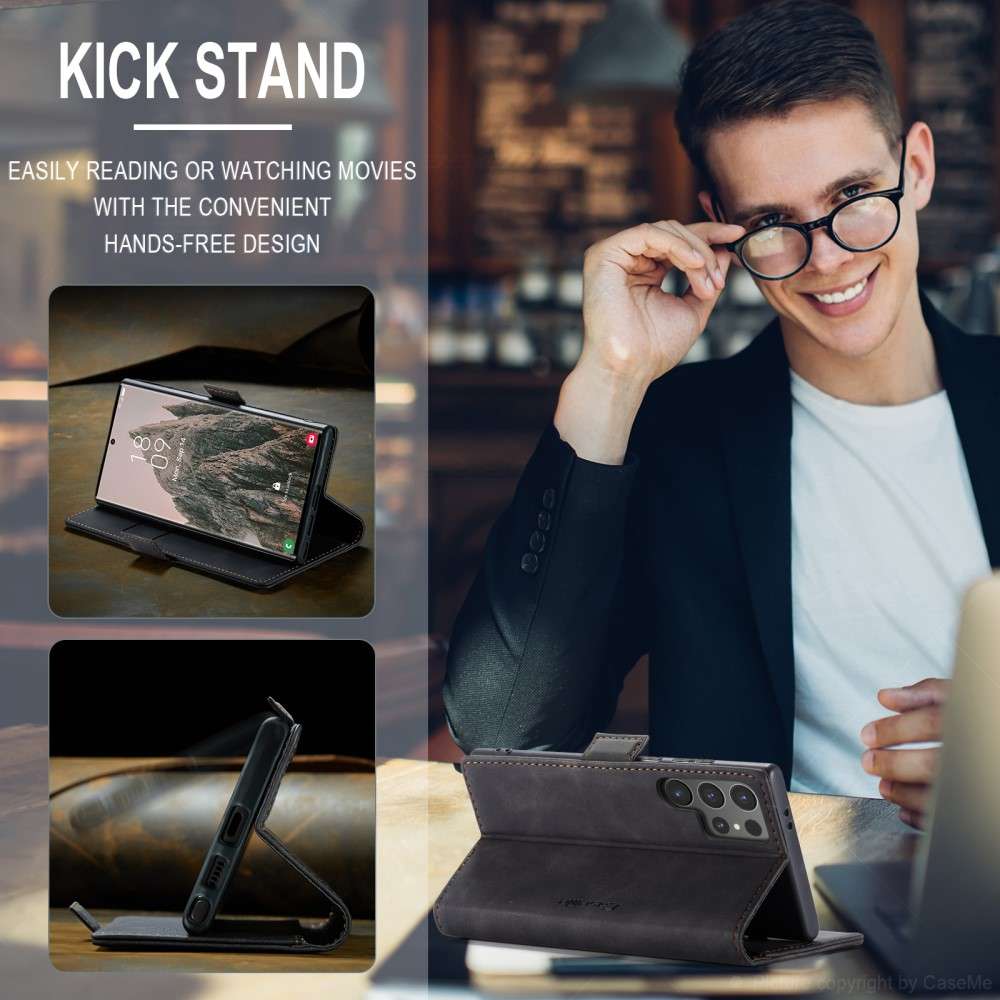 CASEME Handy Tasche für Samsung Galaxy S25 ULTRA Wallet 013 Series Hülle Etui