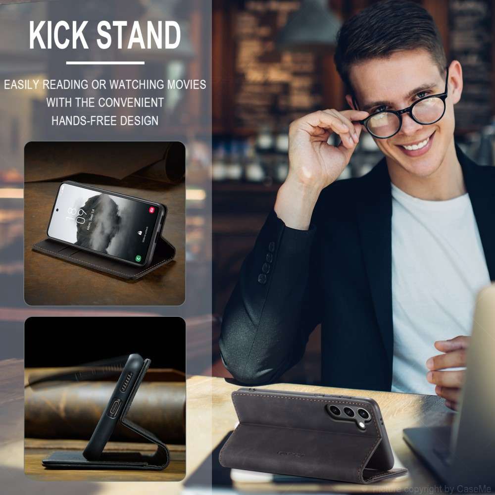 CASEME Handy Tasche für Samsung Galaxy S25 PLUS Wallet 013 Series Hülle Etui