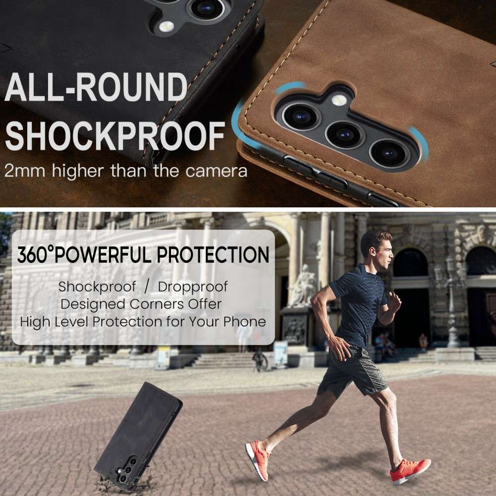CASEME Handy Tasche für Samsung Galaxy S25 Wallet 013 Series Hülle Klapp Etui