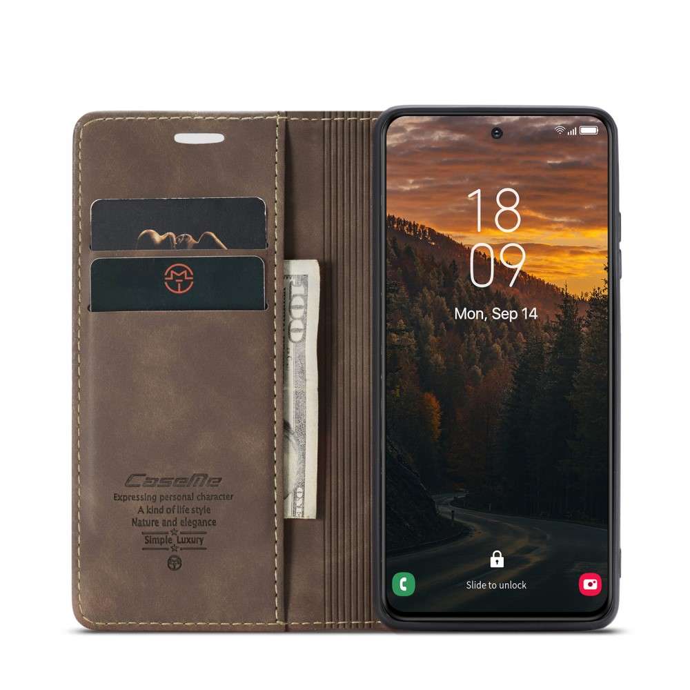 CASEME Handy Tasche für Samsung Galaxy S25 Wallet 013 Series Hülle Klapp Etui