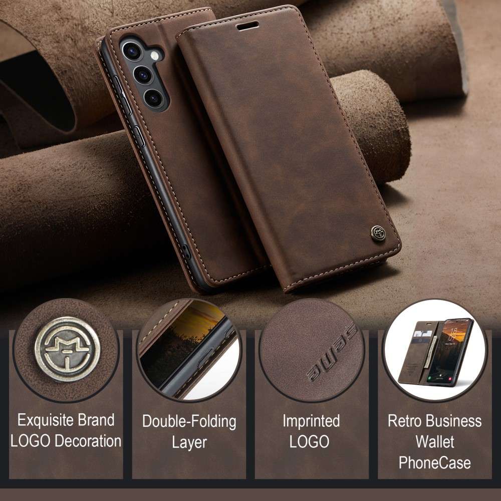 CASEME Handy Tasche für Samsung Galaxy S25 Wallet 013 Series Hülle Klapp Etui