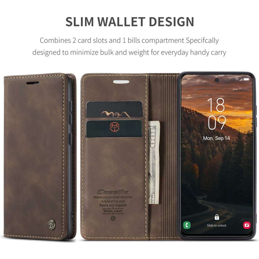 CASEME Handy Tasche für Samsung Galaxy S25 Wallet 013 Series Hülle Klapp Etui