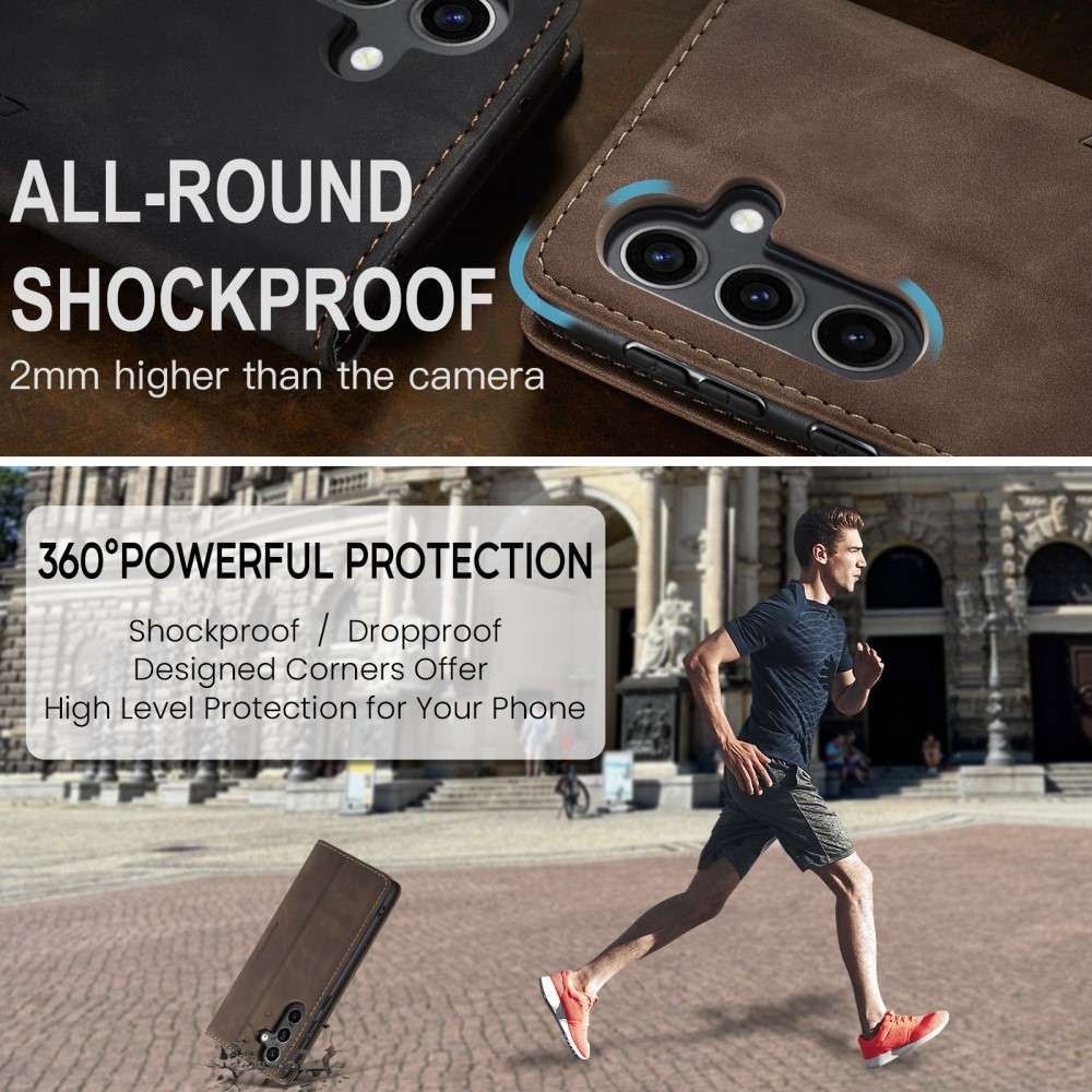 CASEME Handy Tasche für Samsung Galaxy S25 Wallet 013 Series Hülle Klapp Etui