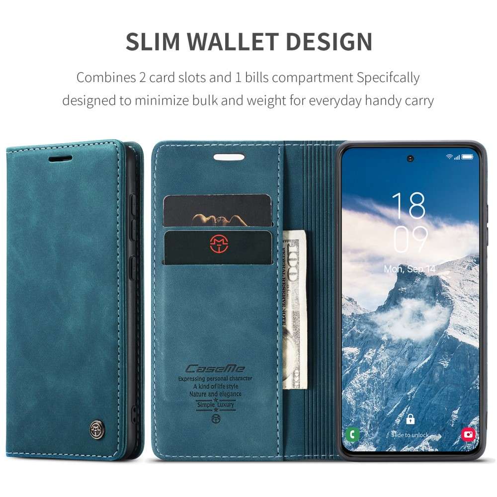 CASEME Handy Tasche für Samsung Galaxy S25 Wallet 013 Series Hülle Klapp Etui