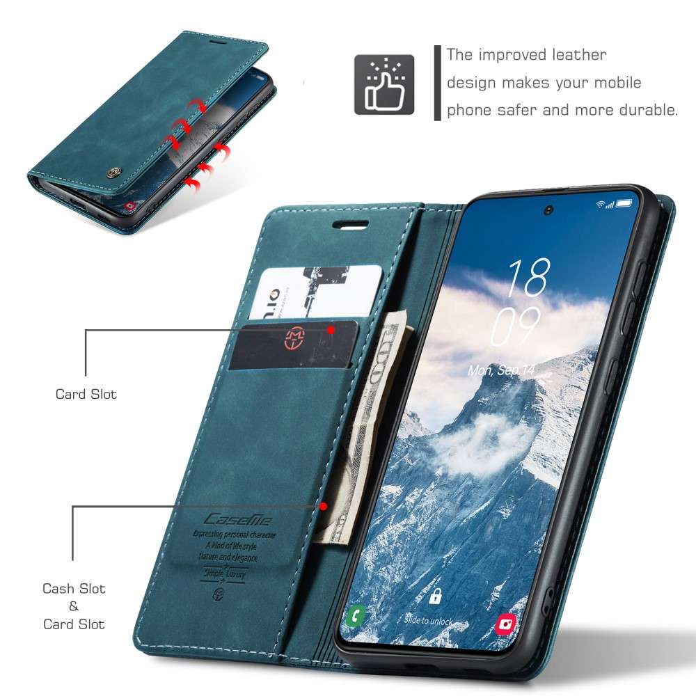 CASEME Handy Tasche für Samsung Galaxy S25 Wallet 013 Series Hülle Klapp Etui