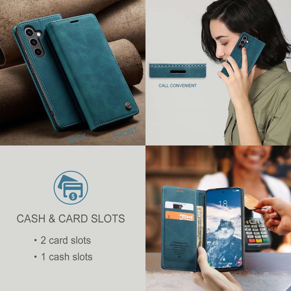 CASEME Handy Tasche für Samsung Galaxy S25 Wallet 013 Series Hülle Klapp Etui