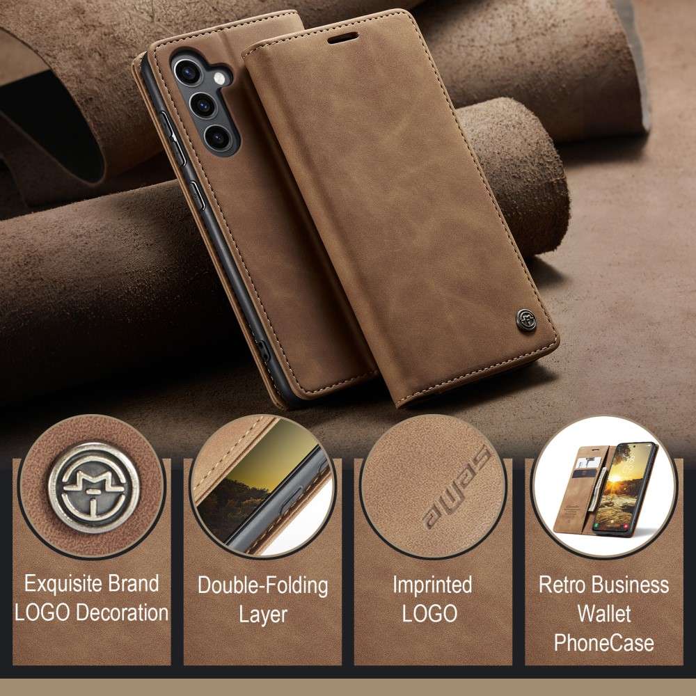 CASEME Handy Tasche für Samsung Galaxy S25 Wallet 013 Series Hülle Klapp Etui