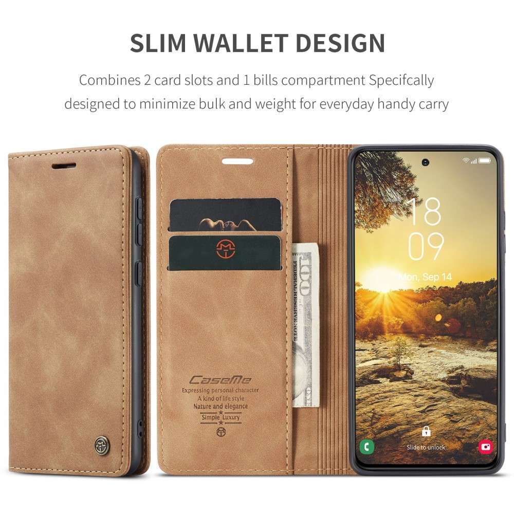 CASEME Handy Tasche für Samsung Galaxy S25 Wallet 013 Series Hülle Klapp Etui