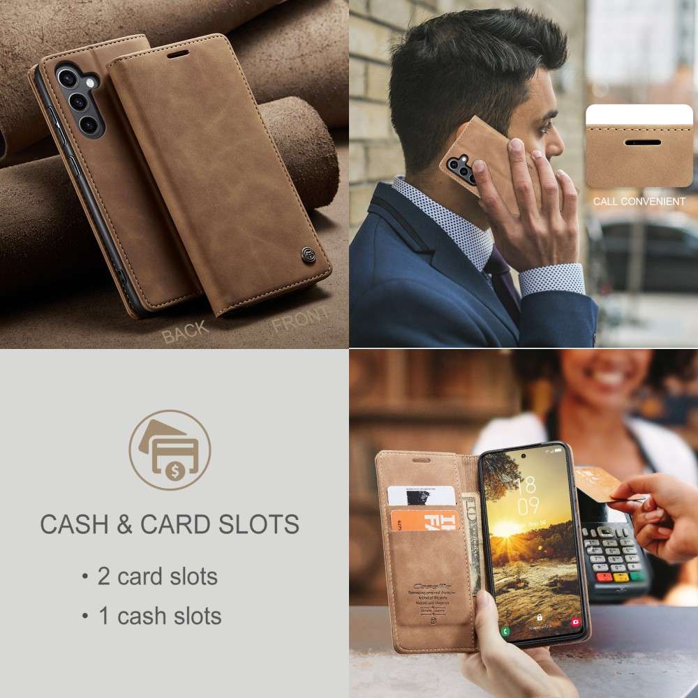 CASEME Handy Tasche für Samsung Galaxy S25 Wallet 013 Series Hülle Klapp Etui