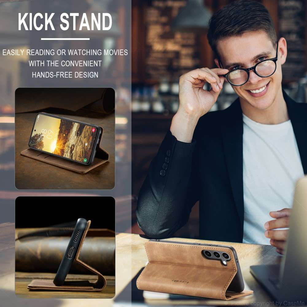 CASEME Handy Tasche für Samsung Galaxy S25 Wallet 013 Series Hülle Klapp Etui