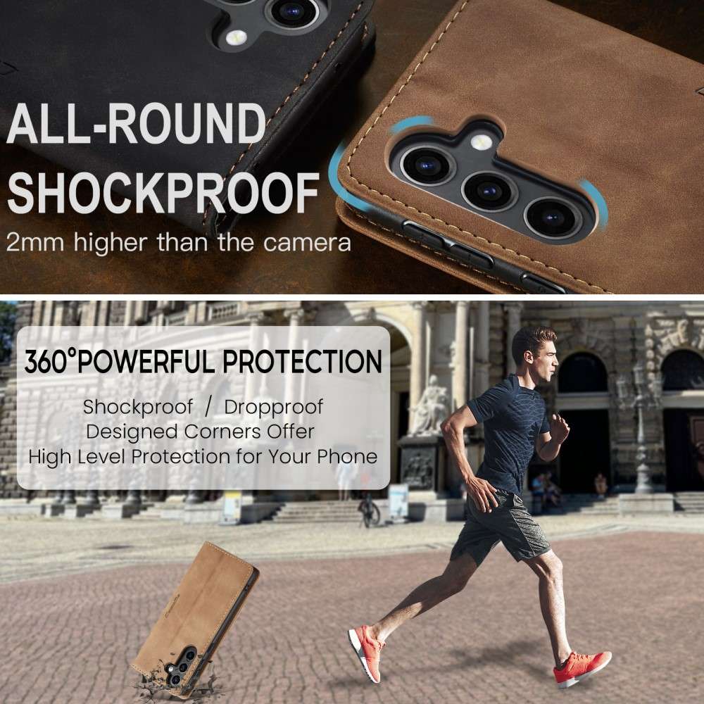 CASEME Handy Tasche für Samsung Galaxy S25 Wallet 013 Series Hülle Klapp Etui