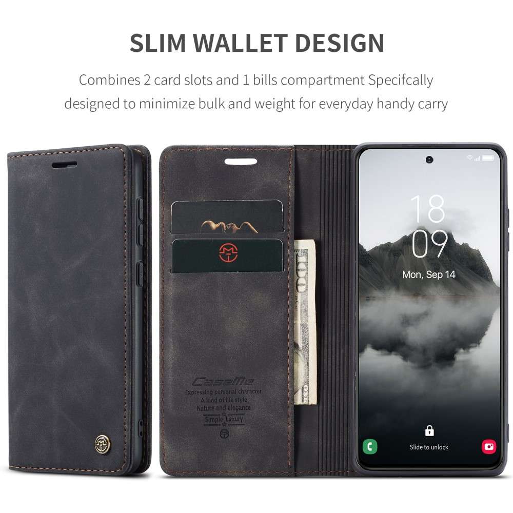 CASEME Handy Tasche für Samsung Galaxy S25 Wallet 013 Series Hülle Klapp Etui