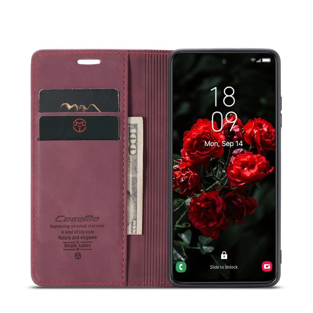 CASEME Handy Tasche für Samsung Galaxy S25 Wallet 013 Series Hülle Klapp Etui
