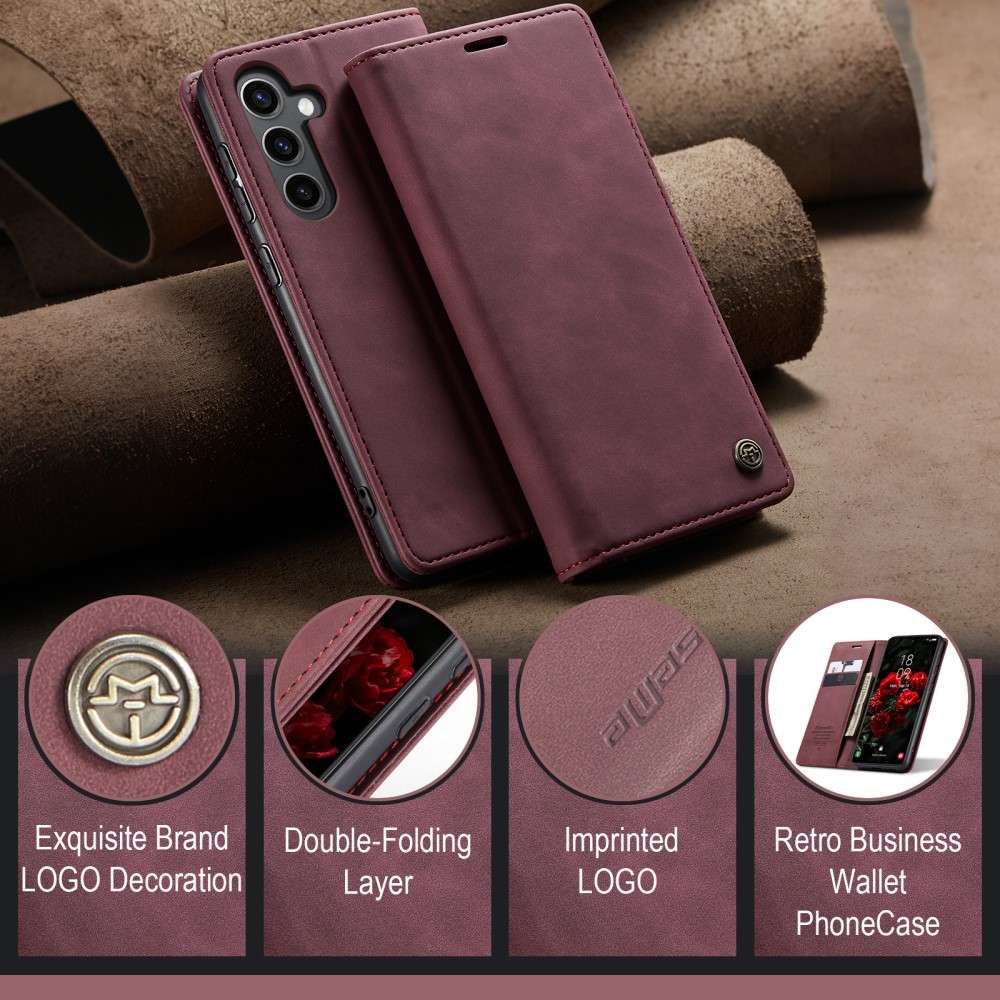 CASEME Handy Tasche für Samsung Galaxy S25 Wallet 013 Series Hülle Klapp Etui