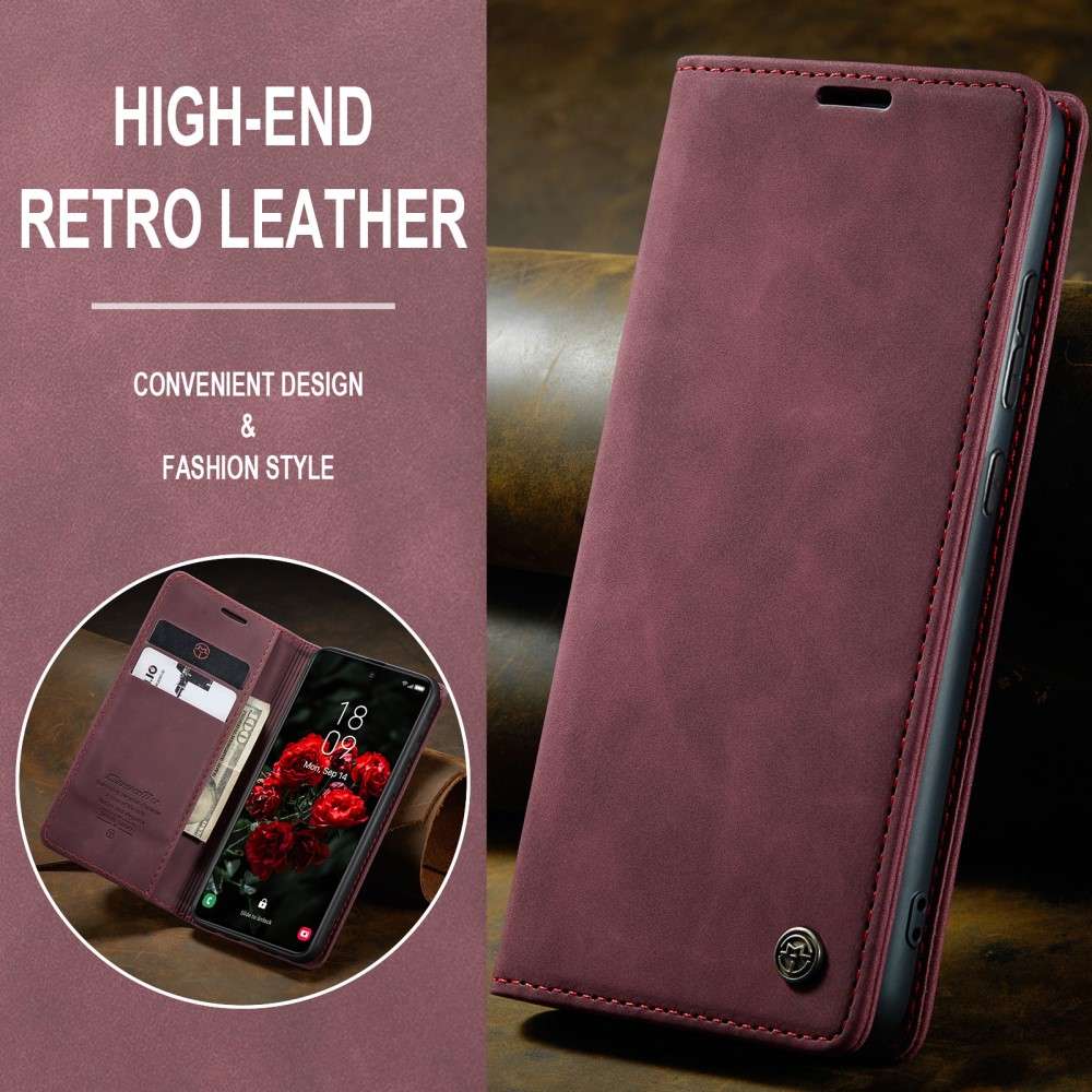 CASEME Handy Tasche für Samsung Galaxy S25 Wallet 013 Series Hülle Klapp Etui
