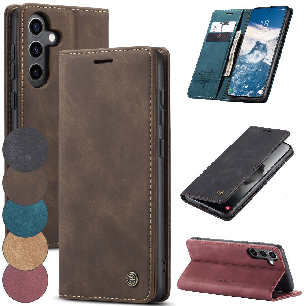 CASEME Handy Tasche für Samsung Galaxy S25 Wallet 013 Series Hülle Klapp Etui