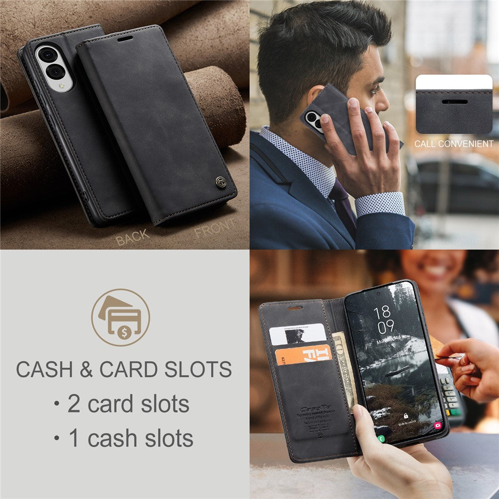 CASEME Handy Tasche für Samsung Galaxy S25 EDGE Wallet 013 Series Hülle Etui