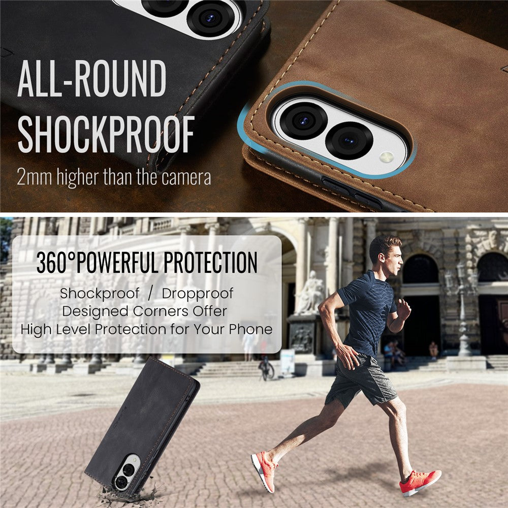 CASEME Handy Tasche für Samsung Galaxy S25 EDGE Wallet 013 Series Hülle Etui