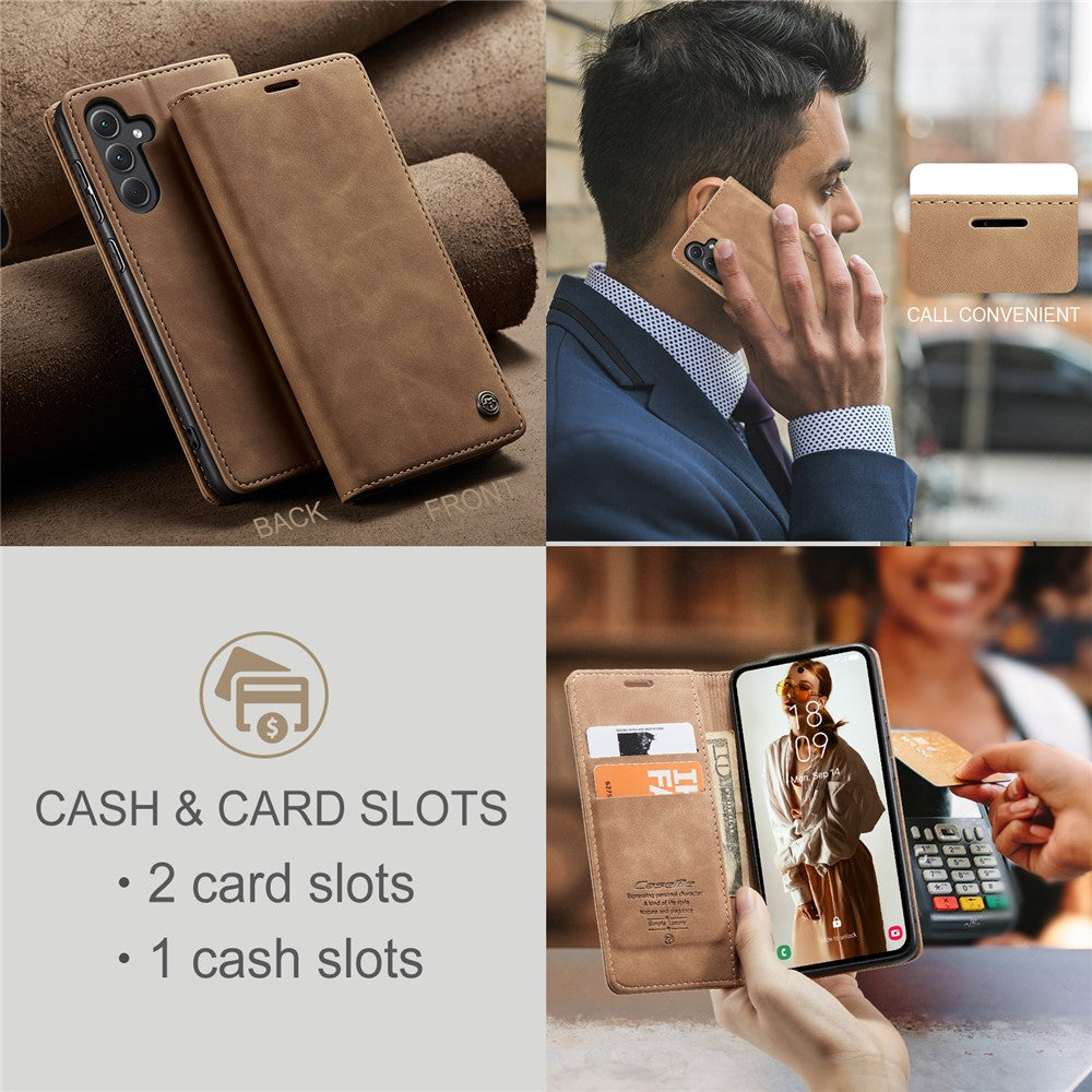 CASEME Handy Tasche für Samsung Galaxy A36 Wallet 013 Series Hülle Klapp Etui