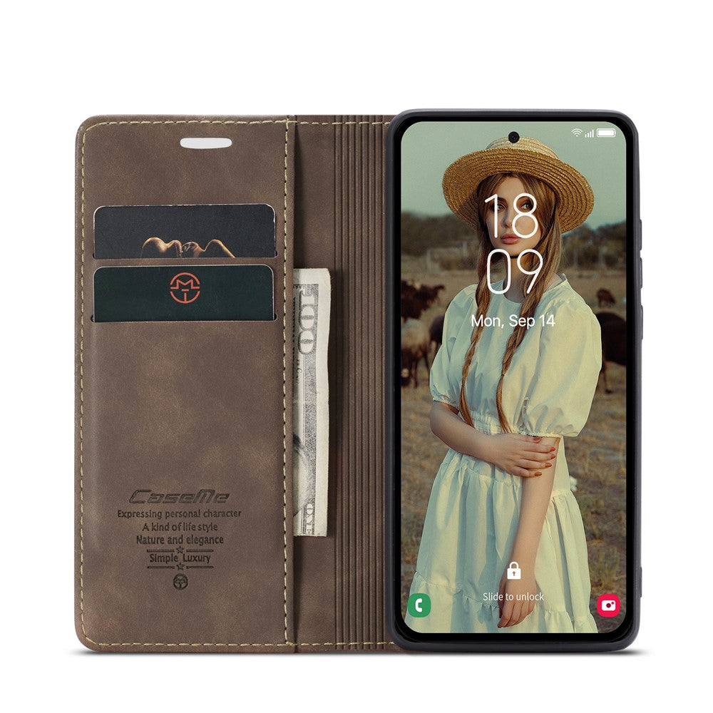 CASEME Handy Tasche für Samsung Galaxy A56 Wallet 013 Series Hülle Klapp Etui