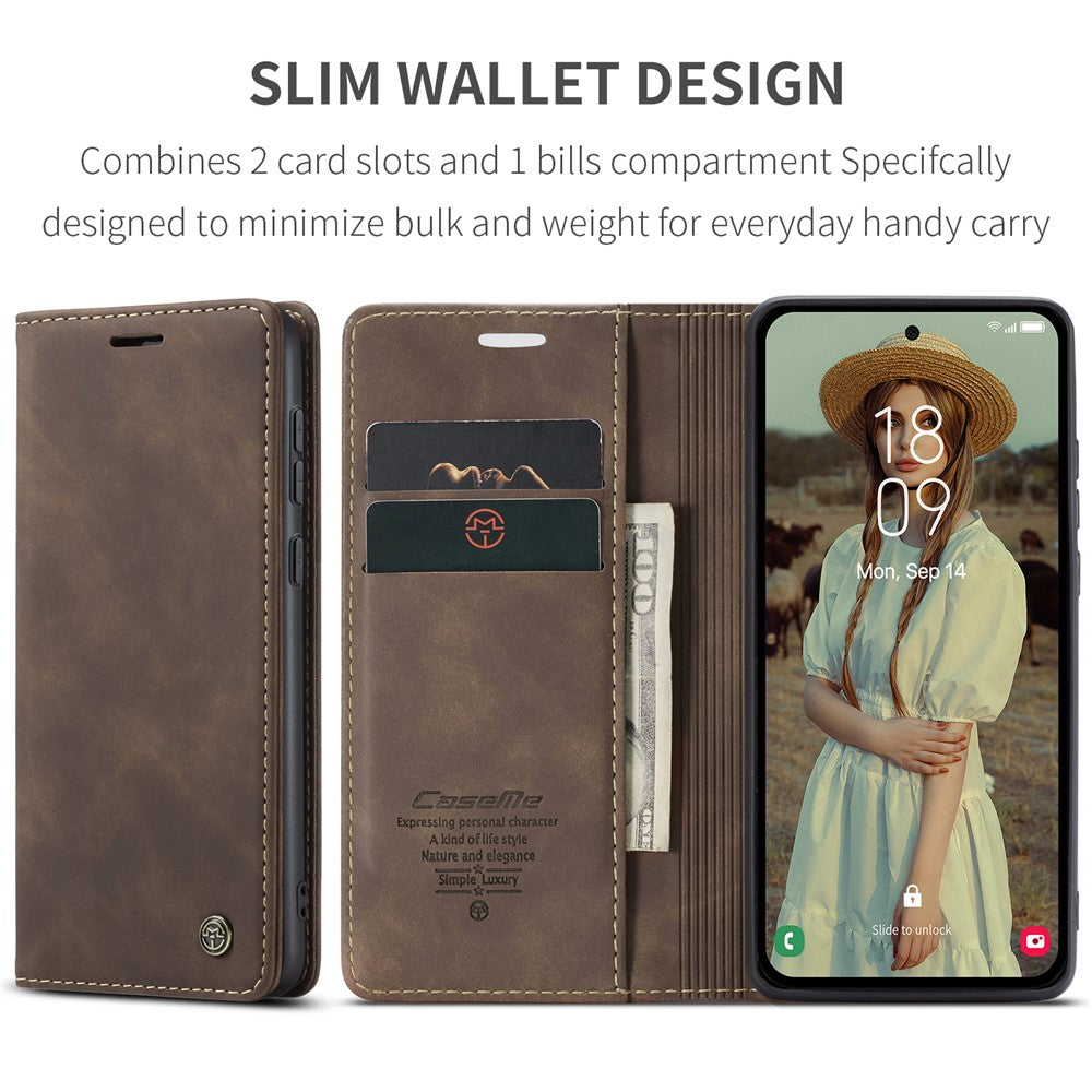 CASEME Handy Tasche für Samsung Galaxy A56 Wallet 013 Series Hülle Klapp Etui