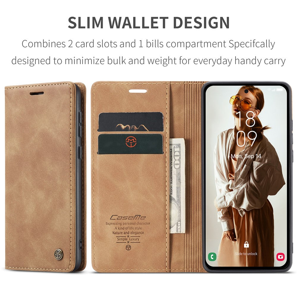 CASEME Handy Tasche für Samsung Galaxy A56 Wallet 013 Series Hülle Klapp Etui