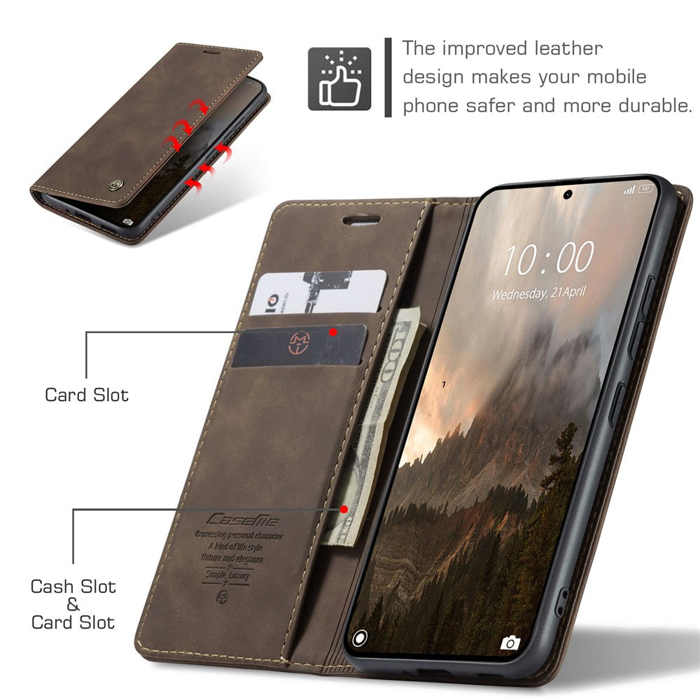 CASEME Handy Tasche für Xiaomi 14T PRO Wallet 013 Series Klapp Hülle Business