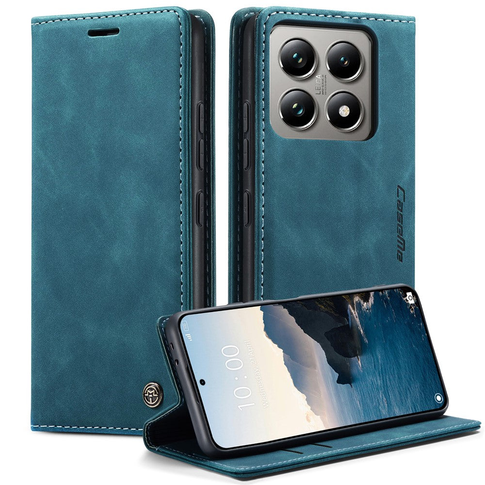 CASEME Handy Tasche für Xiaomi 14T PRO Wallet 013 Series Klapp Hülle Business