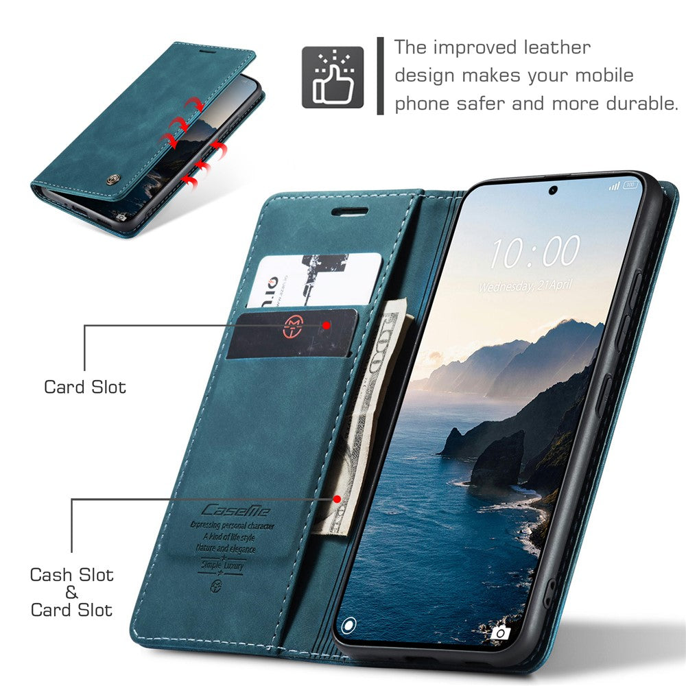 CASEME Handy Tasche für Xiaomi 14T PRO Wallet 013 Series Klapp Hülle Business