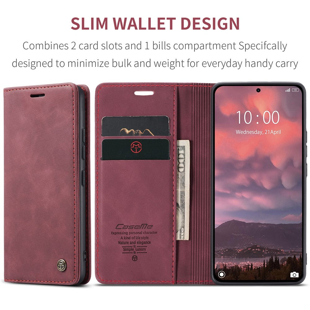 CASEME Handy Tasche für Xiaomi 14T PRO Wallet 013 Series Klapp Hülle Business