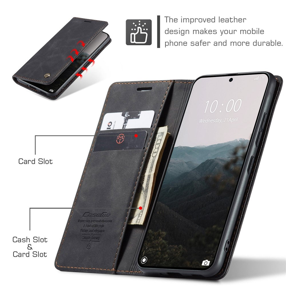 CASEME Handy Tasche für Xiaomi 14T PRO Wallet 013 Series Klapp Hülle Business