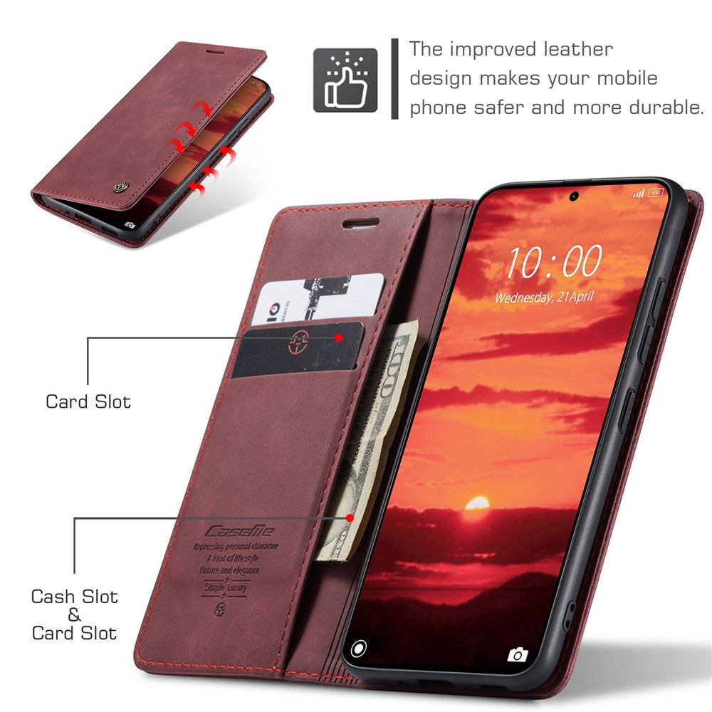 CASEME Handy Tasche für Xiaomi 14T Wallet 013 Series Hülle Business Klapp Etui