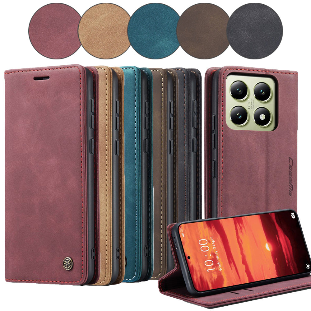 CASEME Handy Tasche für Xiaomi 14T Wallet 013 Series Hülle Business Klapp Etui