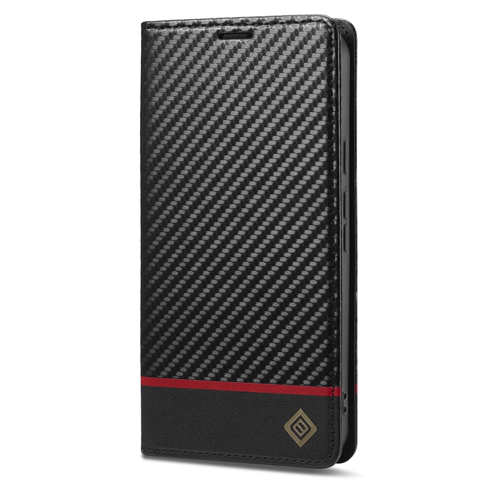 LC.IMEEKE Handy Tasche für Google Pixel 10 PRO XL Carbon Wallet Stripe Hülle