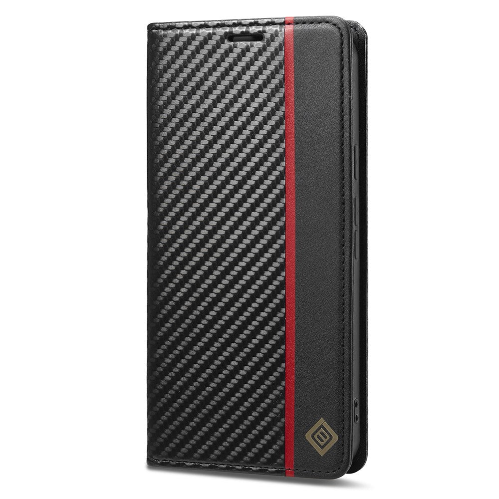 LC.IMEEKE Handy Tasche für Google Pixel 10 PRO XL Carbon Wallet Stripe Hülle