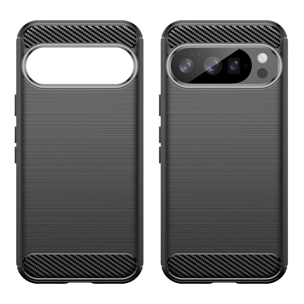 TPU Hülle für Google Pixel 10 | 10 PRO Carbon Fiber Skin Brushed Schutzcover