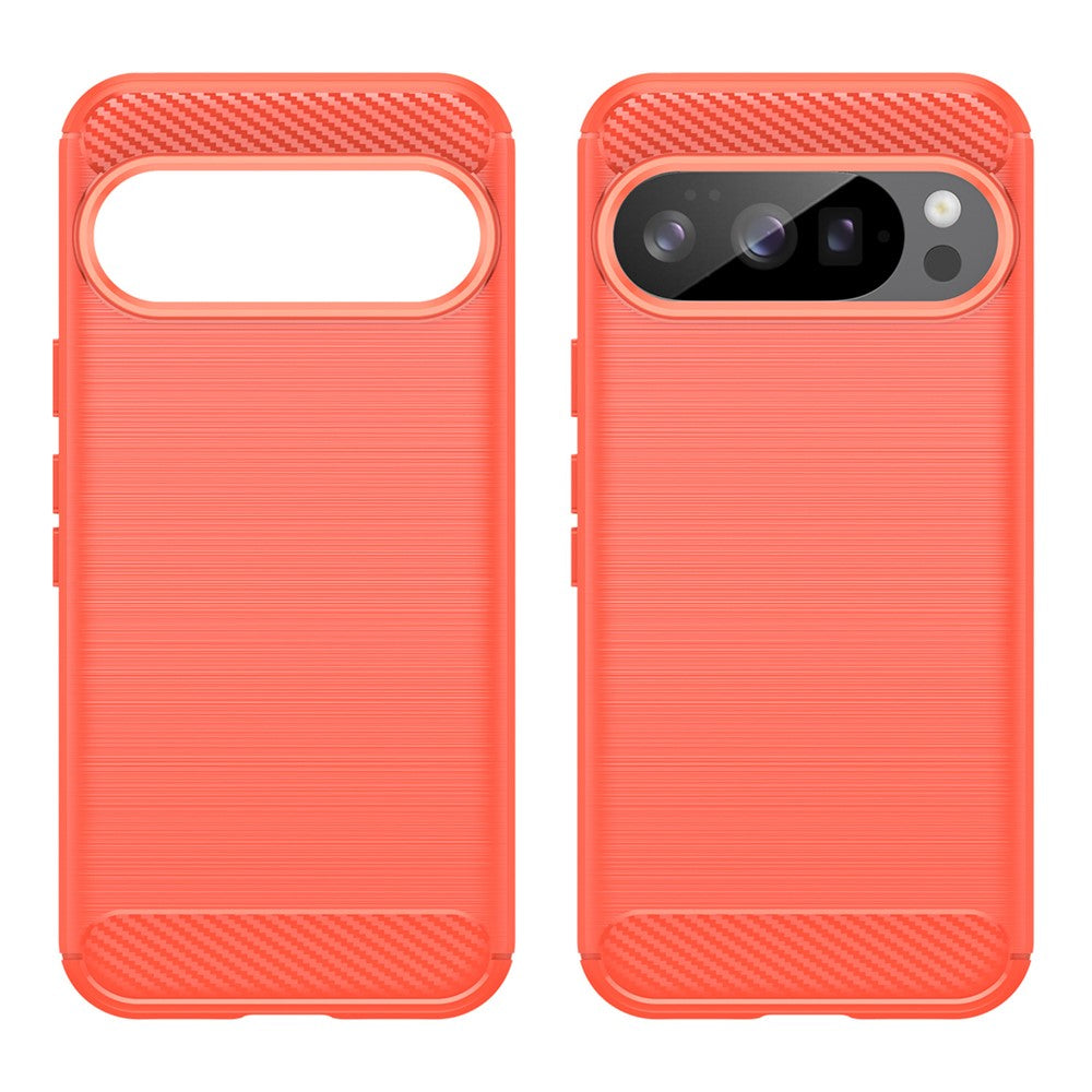 TPU Hülle für Google Pixel 10 | 10 PRO Carbon Fiber Skin Brushed Schutzcover