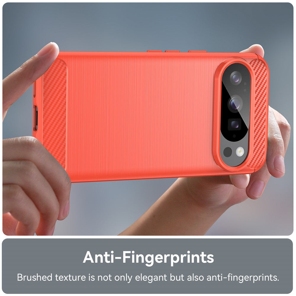 TPU Hülle für Google Pixel 10 | 10 PRO Carbon Fiber Skin Brushed Schutzcover