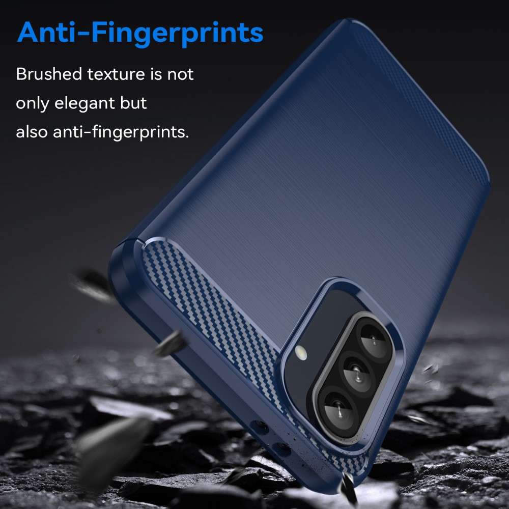 TPU Hülle für Samsung Galaxy A56 A36 Carbon Fiber Skin Brushed Schutzcover Case