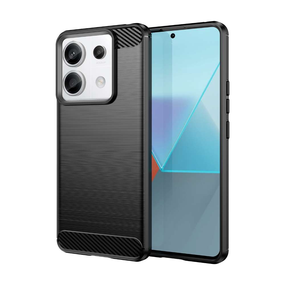 TPU Hülle für Xiaomi Redmi Note 13 PRO 5G Carbon Fiber Skin Brushed Schutzcover