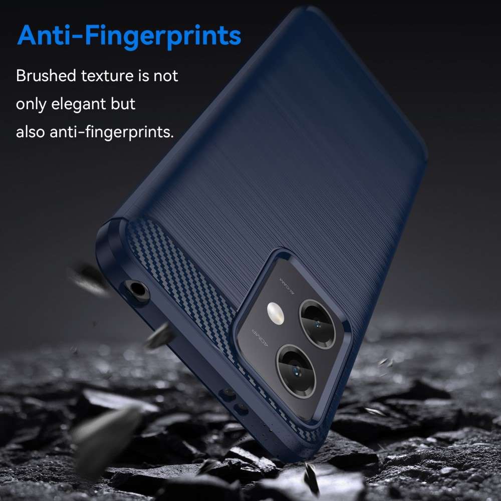TPU Hülle für Xiaomi Redmi Note 12 5G Carbon Fiber Skin Brushed Schutzcover Case