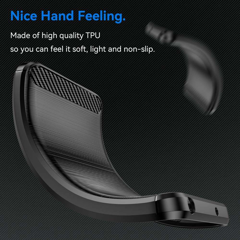 TPU Hülle für Xiaomi 14T 14T PRO Carbon Fiber Skin Brushed Schutzcover Soft Case