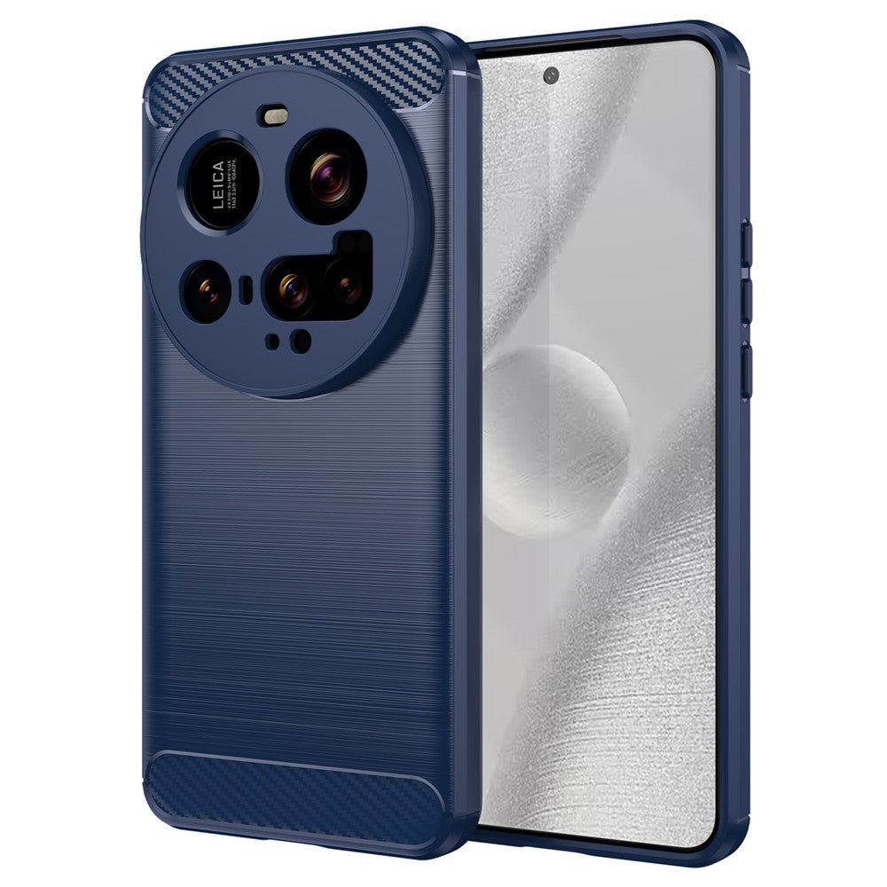 TPU Hülle für Xiaomi 15 ULTRA Carbon Fiber Skin Brushed Schutzcover Soft Case